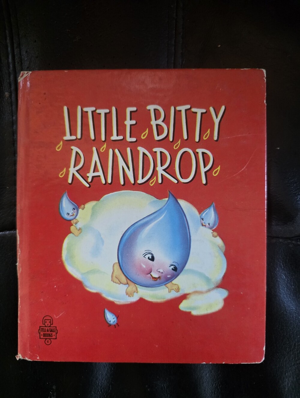 Little Bitty Raindrop by Peggy Usher Whitman Tell-a-Tale Books 1958 Hardcover